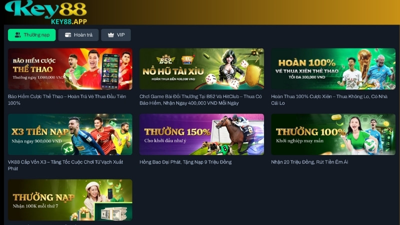 Ưu đãi khủng từ Key88